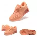 nike femmes basket air max 90 premium fr orange bas prix